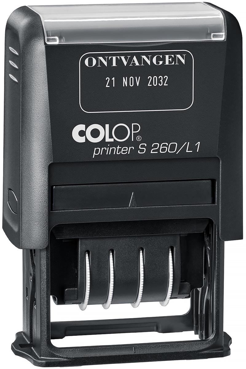 Colop tekststempel met datum Printer tekst ONTVANGEN