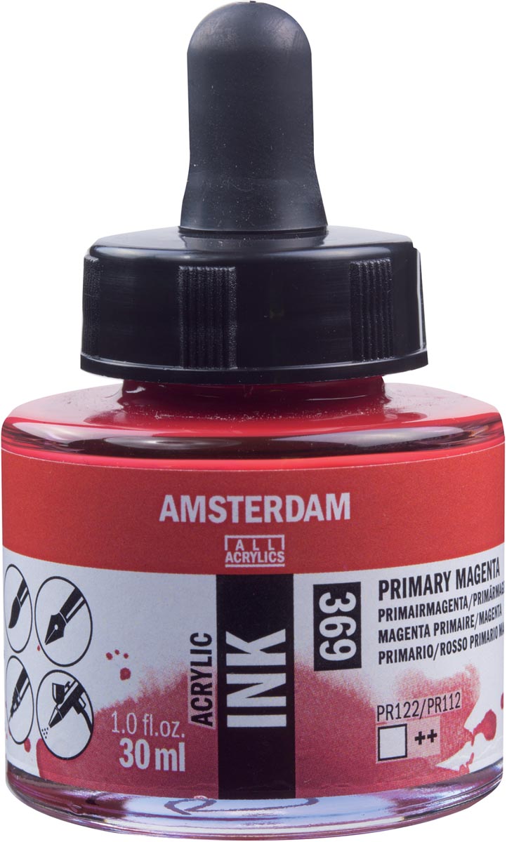 Amsterdam Acryl Inkt Flacon Van 30 Ml Primair Magenta huismerk kopen in de aanbieding