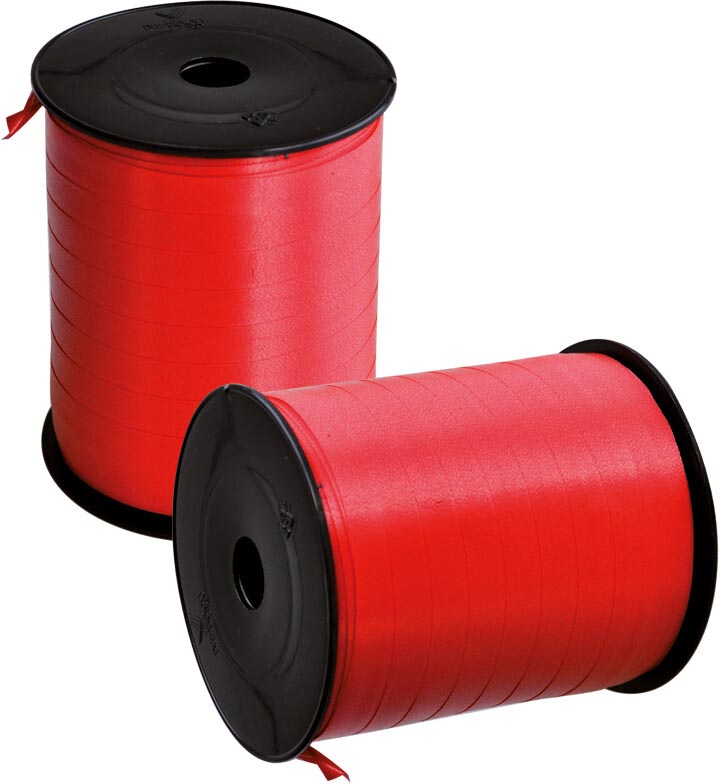 Inpaklint, 10 mm x 250 m, rood