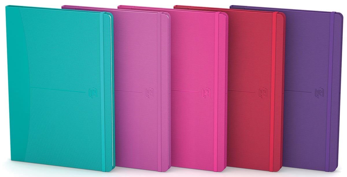 Oxford Signature business journal, ft A5, gelijnd, 80 vel, soft touch kaft, assorti bright Oxford Signature business journal, ft A5, gelijnd, 80 vel, soft touch kaft, assorti bright