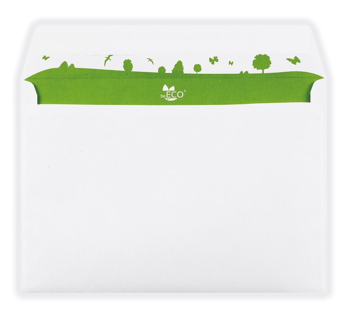 Bong enveloppen beECO, ft 162 x 229 mm, zonder venster, doos van 500 stuks afbeelding