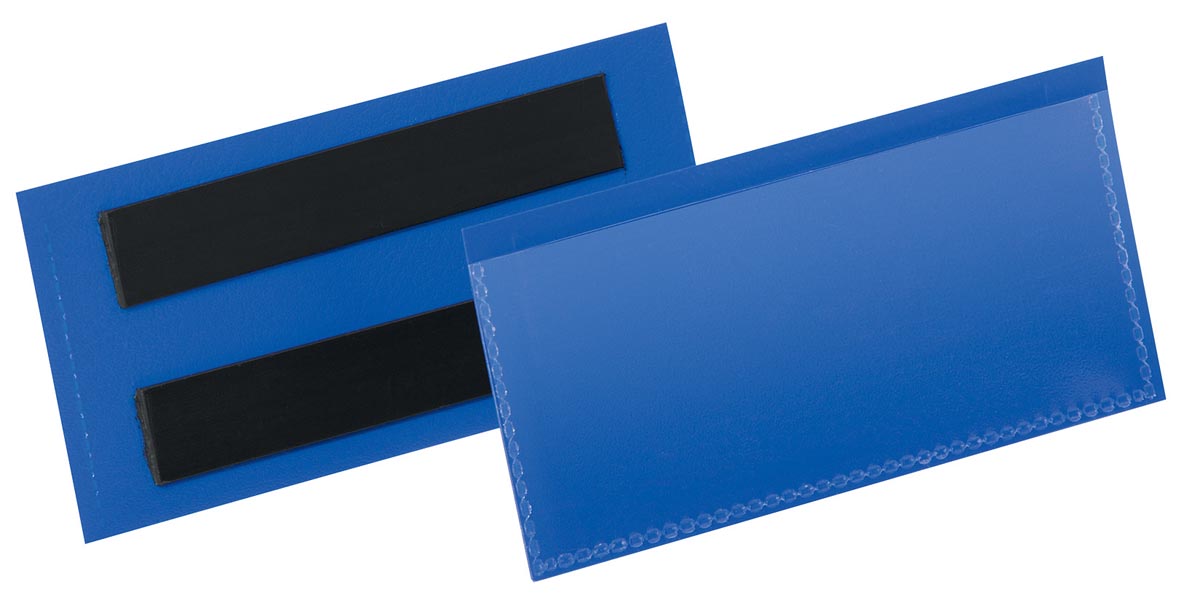 Durable Magnetische Labelhoes Blauw Pak Van 50 Stuks Ft 100 X 38 Mm huismerk kopen in de aanbieding Durable Magnetische Labelhoes Blauw Pak Van 50 Stuks Ft 100 X 38 Mm huismerk kopen in de aanbieding