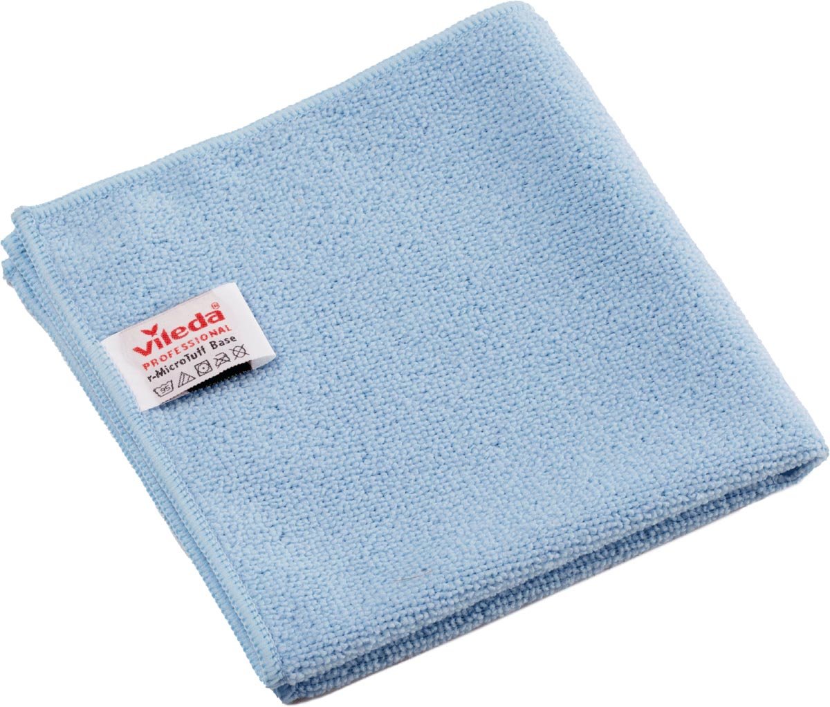 Vileda Professional r-MicroTuff Base microvezeldoek, pak van 5 stuks, blauw afbeelding