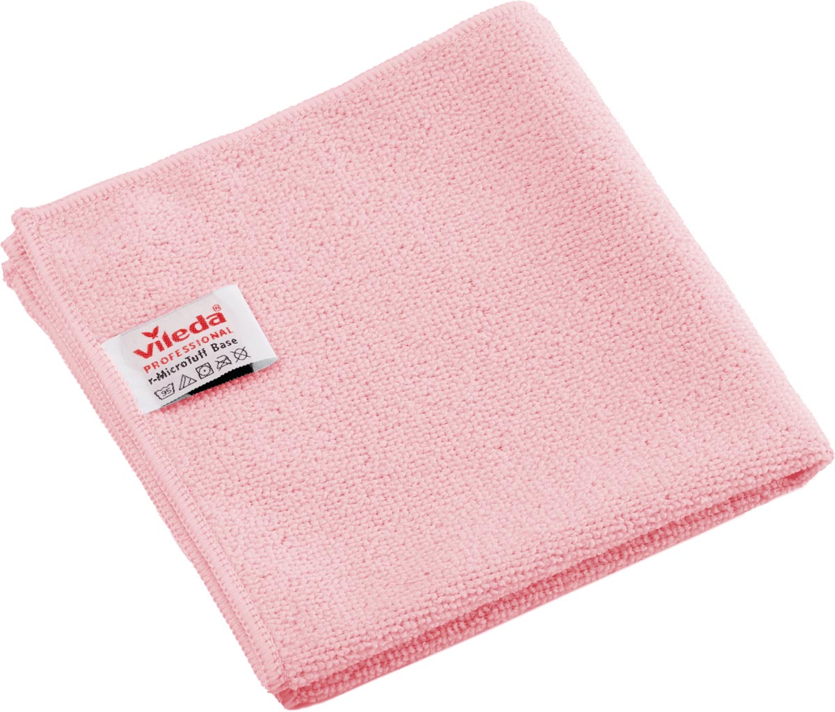Vileda Professional r-MicroTuff Base microvezeldoek, pak van 5 stuks, rood afbeelding