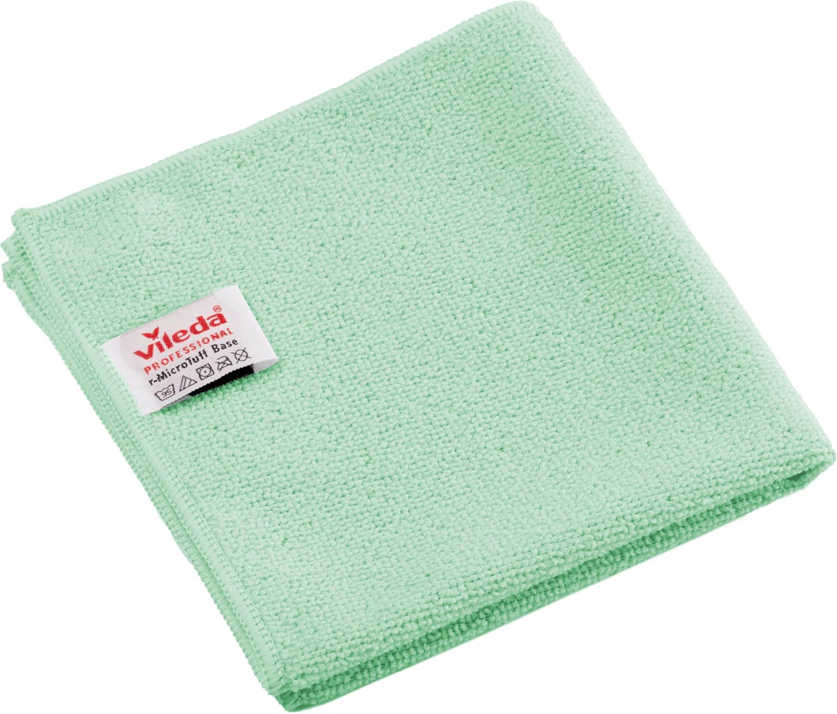 Vileda Professional r-MicroTuff Base microvezeldoek, pak van 5 stuks, groen afbeelding
