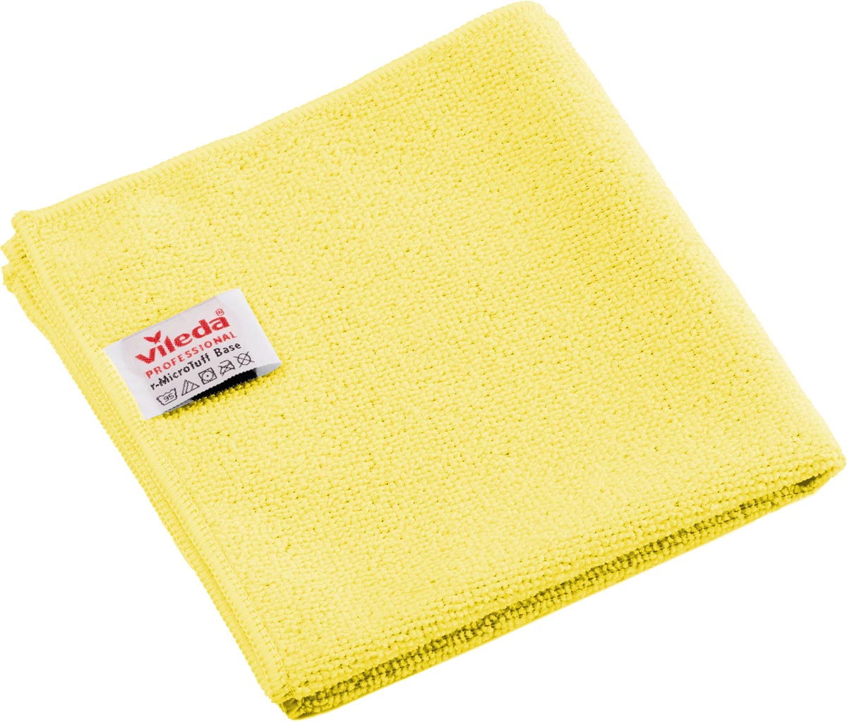 Vileda Professional r-MicroTuff Base microvezeldoek, pak van 5 stuks, geel afbeelding