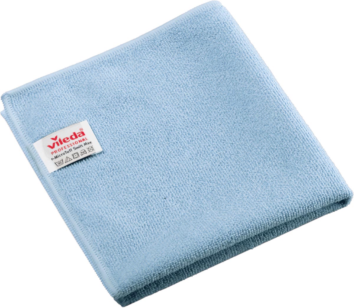 Vileda Professional r-MicroTuff Swift Max microvezeldoek, pak van 5 stuks, blauw afbeelding
