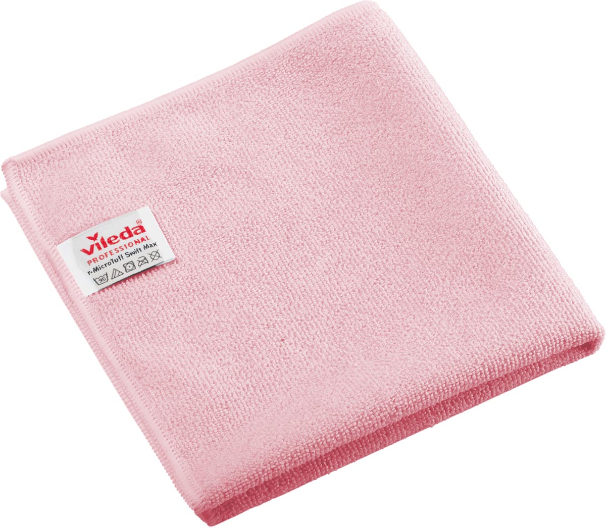 Vileda Professional r-MicroTuff Swift Max microvezeldoek, pak van 5 stuks, rood afbeelding