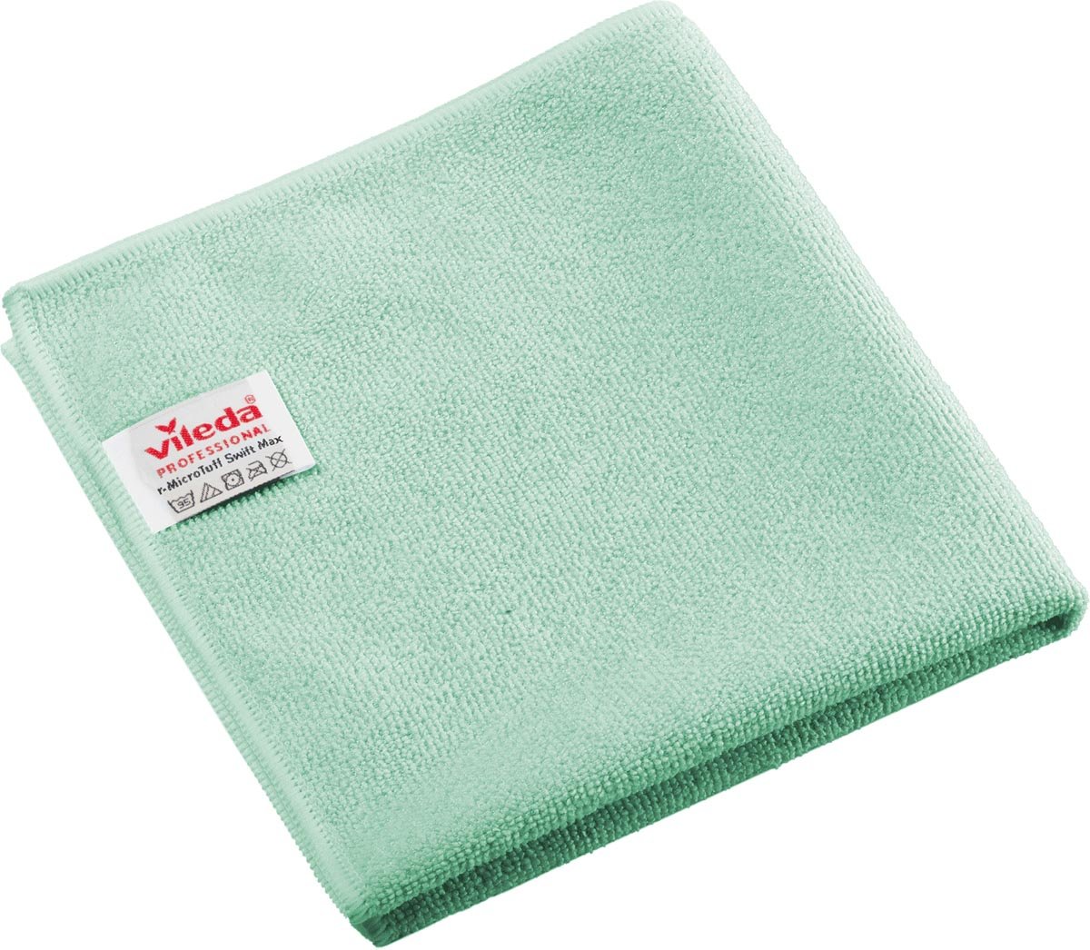 Vileda Professional r-MicroTuff Swift Max microvezeldoek, pak van 5 stuks, groen afbeelding