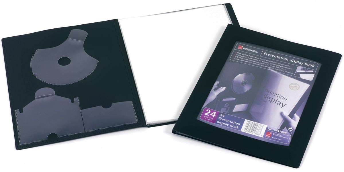 Rexel showalbum Professional Display Book voor ft A4, 24 tassen