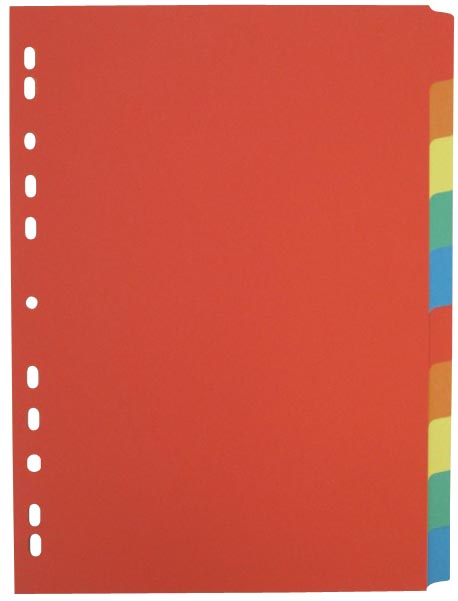 Classex Tabbladen 10 Tabs 11 Gaats Perforatie Karton Geassorteerde Felle Kleuren huismerk kopen in de aanbieding Classex Tabbladen 10 Tabs 11 Gaats Perforatie Karton Geassorteerde Felle Kleuren huismerk kopen in de aanbieding