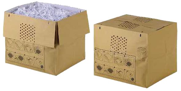 Rexel recycleerbare opvangzakken voor papiervernietiger 32 l, voor Auto+175-200X, pak van 20 zakken