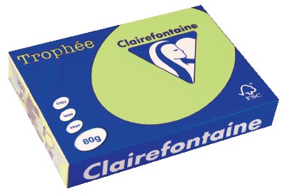 Clairefontaine Trophée Pastel A4, 80 g, 500 vel, golfgroen