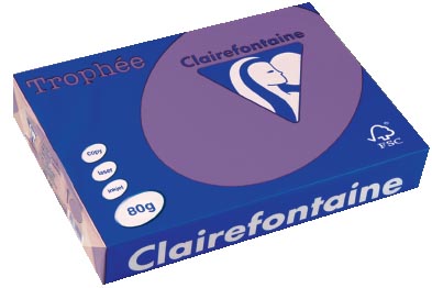 Clairefontaine Trophee Intens A4 Violet 80 G 500 Vel huismerk kopen in de aanbieding