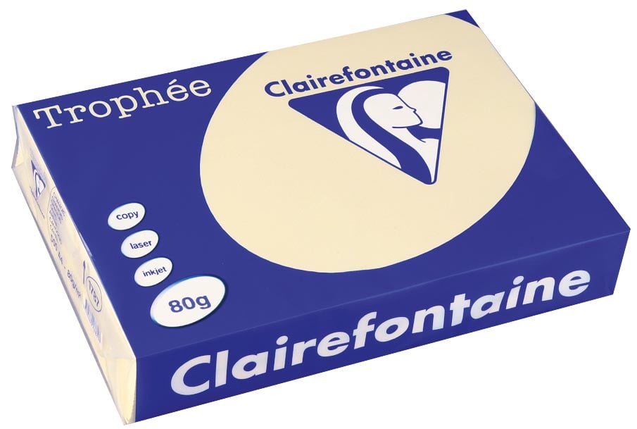 Clairefontaine TrophÃÂ©e gekleurd papier A4 80 g 500 vel gems