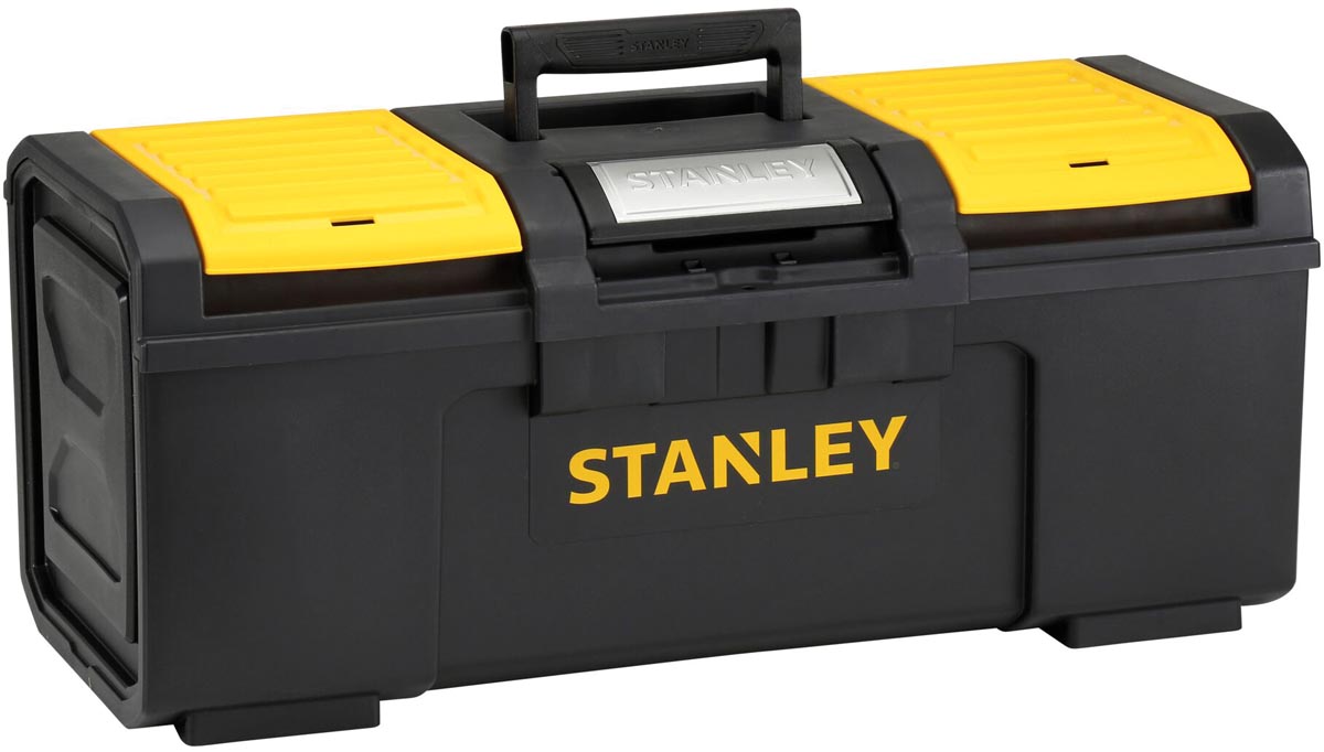 Stanley gereedschapskoffer 24" met automatische vergrendeling, geel/zwart Stanley gereedschapskoffer 24" met automatische vergrendeling, geel/zwart
