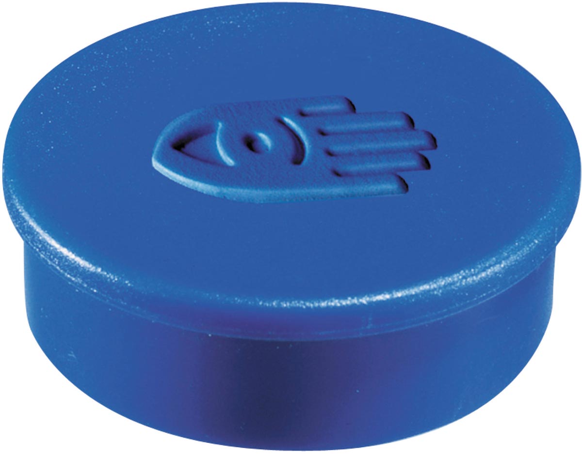 Legamaster super magneet, diameter 35 mm, blauw, pak van 10 stuks Legamaster super magneet, diameter 35 mm, blauw, pak van 10 stuks