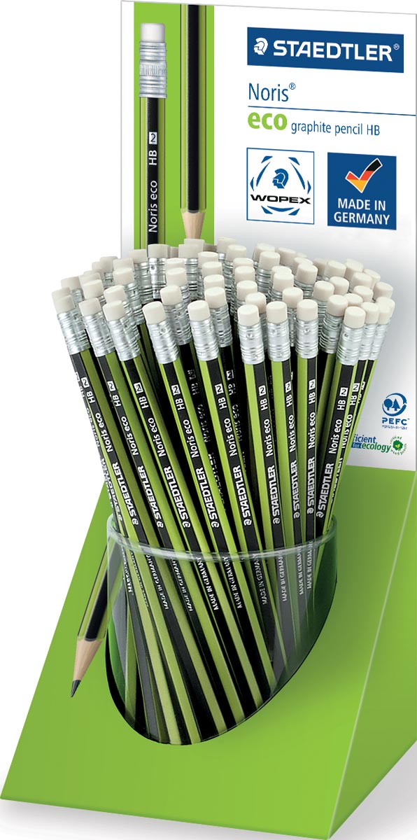 Staedtler Potlood Met Gum Noris Eco Display 72 Stuks huismerk kopen in de aanbieding Staedtler Potlood Met Gum Noris Eco Display 72 Stuks huismerk kopen in de aanbieding