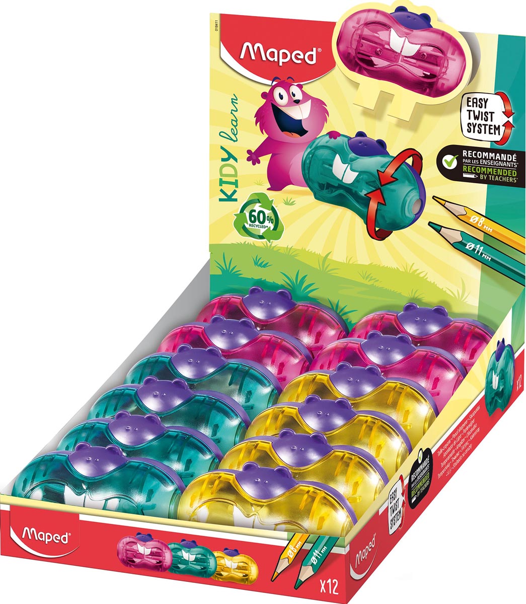 Maped Kidy Learn potloodslijper Twist, 2 - gaats