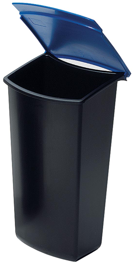 Han papiermand Mondo inzetbakje blauw (ft 15,8 x 12,4 x 28,4 cm)