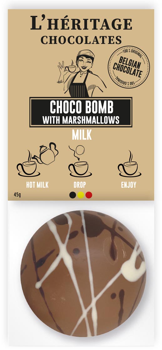 L&apos;Héritage Chocolates choco bomb