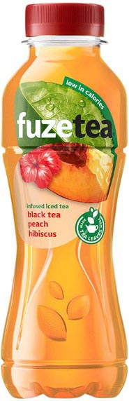 Fuze Tea | Black Tea | Peach Hibiscus | Pet | 12 x 40 cl