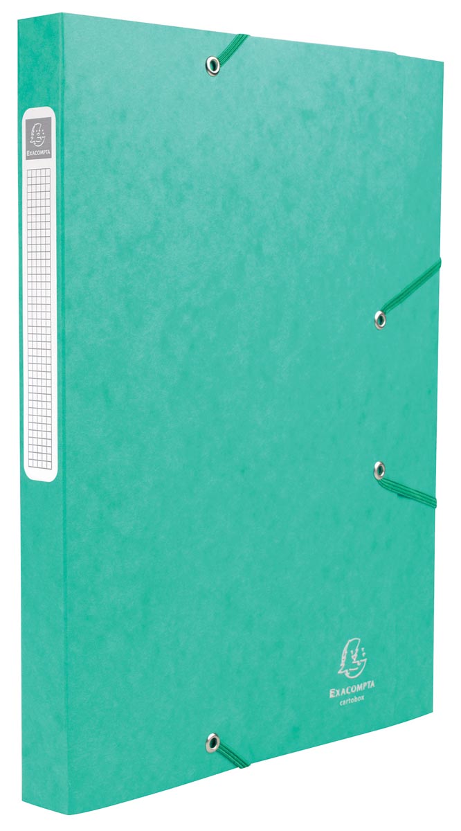 Exacompta Elastobox Cartobox rug van 2,5 cm, groen, 5/10e kwaliteit