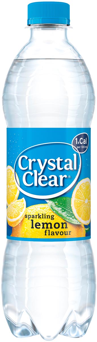 Crystal Clear frisdrank, niet bruisend, fles van 50 cl, lemon