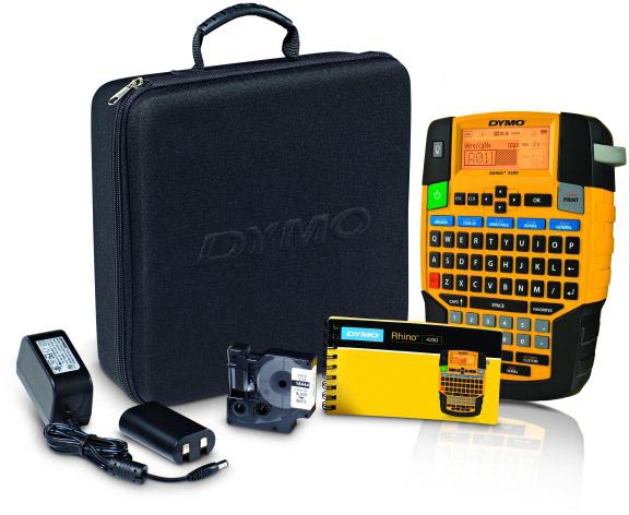 Dymo beletteringsysteem Rhino 4200 koffer, azerty afbeelding