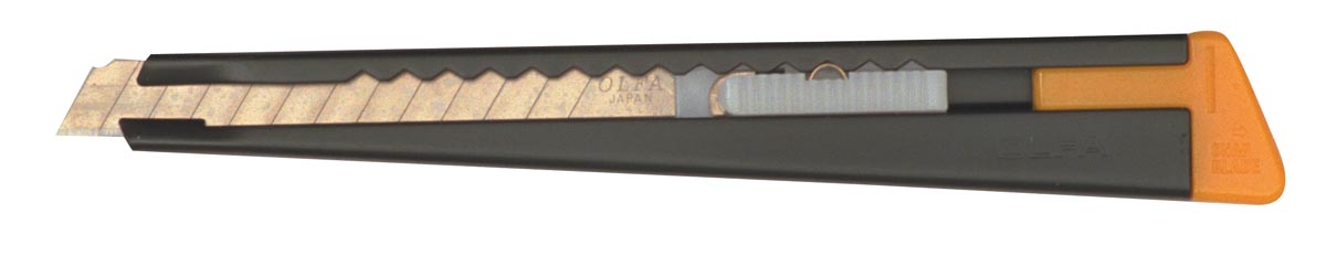 Olfa Cutter 180 black, op blister afbeelding