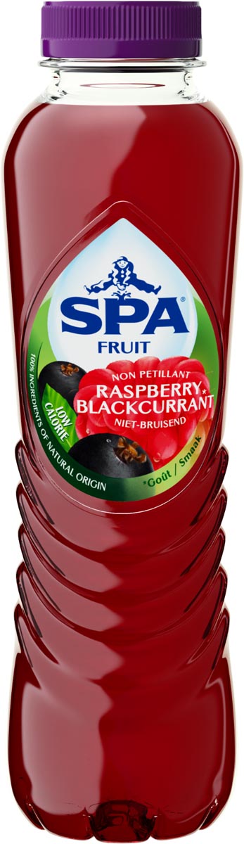 Spa Fruit Still raspberry blackcurrant, fles van 40 cl, pak van 6 stuks afbeelding