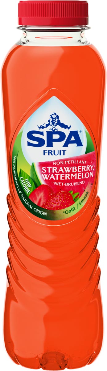 Spa Koolzuurvrije duo fruitlimonade aarbei/watermeloen 40cl per