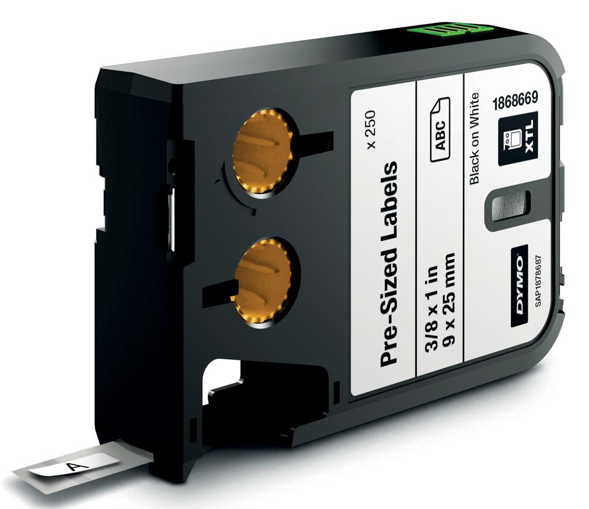 Dymo XTL etiketten ft 9 x 25 mm, 250 etiketten