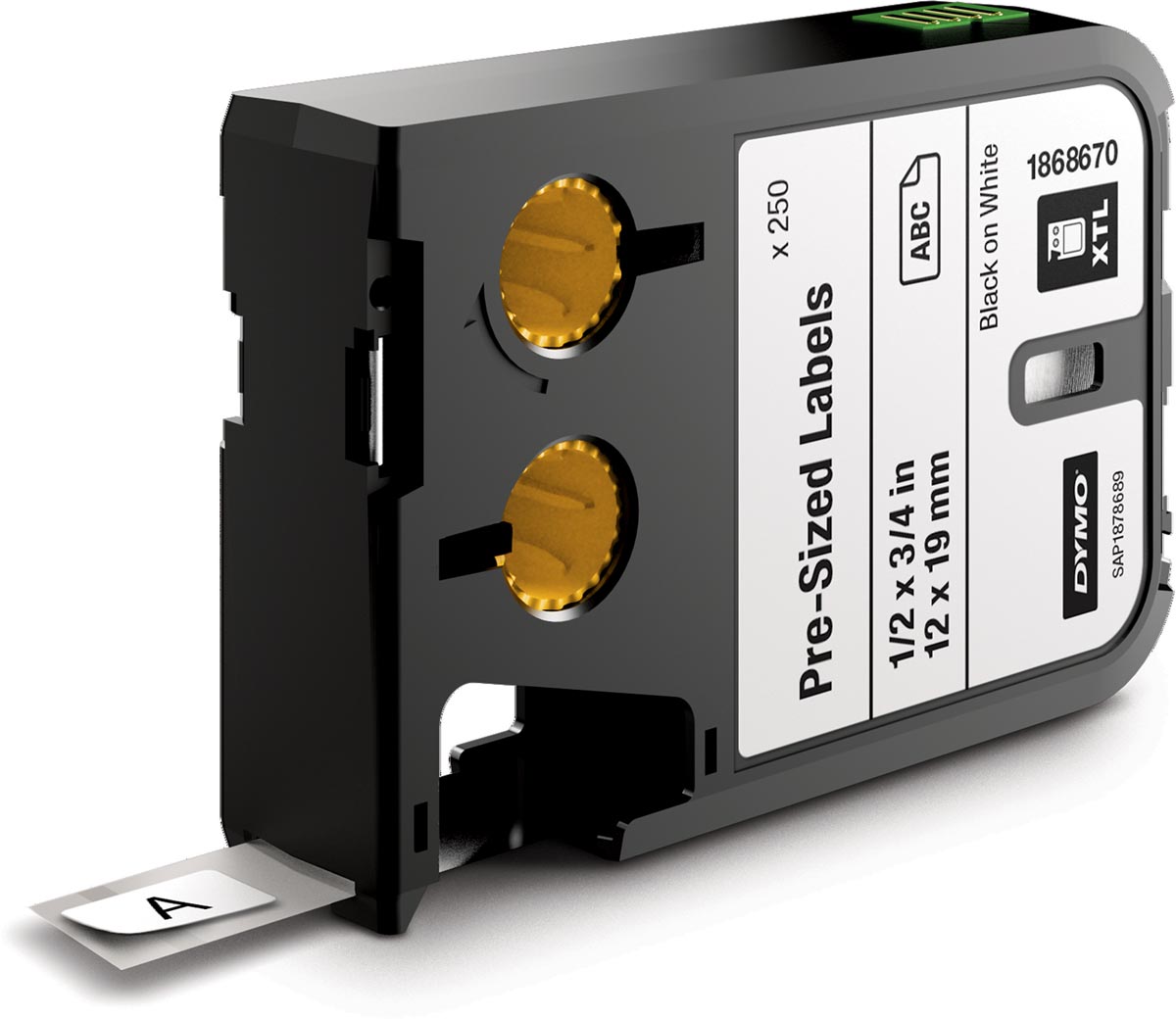 Dymo XTL etiketten ft 12 x 19 mm, 250 etiketten Dymo XTL etiketten ft 12 x 19 mm, 250 etiketten