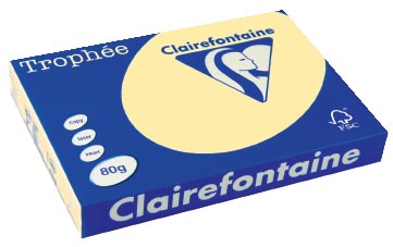 Clairefontaine Trophee Pastel A3 Kanariegeel 80 G 500 Vel huismerk kopen in de aanbieding