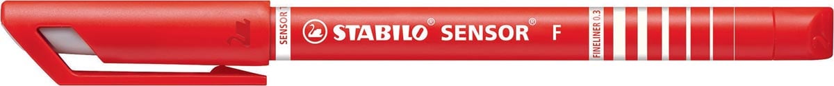 STABILO SENSOR fineliner, 0,3 mm, rood afbeelding