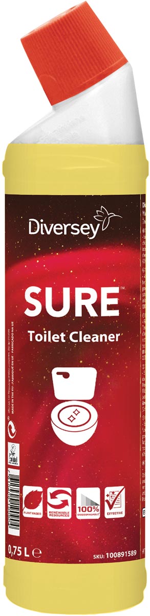Diversey toiletreiniger Sure, flacon van 750 ml