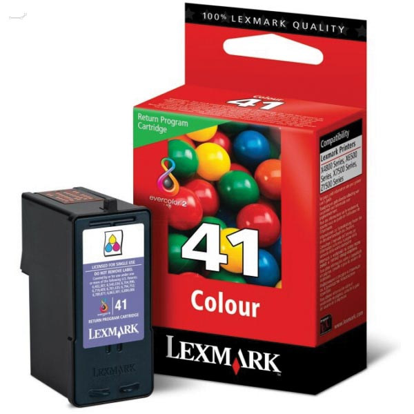 Lexmark inktcartridge 41, 3 kleuren, 210 pagina's - OEM 18Y0141E
