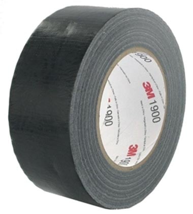 3M duct tape 1900, ft 50 mm x 50 m, zwart 3M duct tape 1900, ft 50 mm x 50 m, zwart