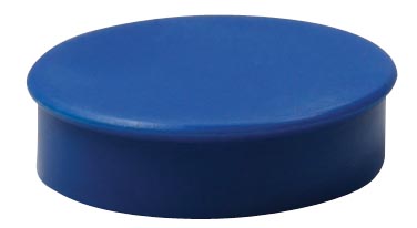 Nobo magneten, 20 mm, blauw, blister van 8 stuks afbeelding