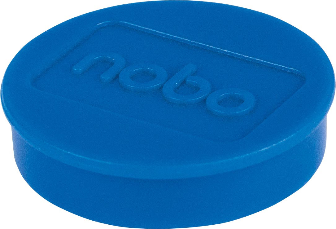 Nobo magneten, 30 mm, blauw, blister van 4 stuks afbeelding