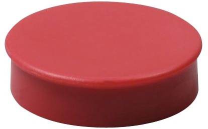 Nobo magneten, 38 mm, rood, blister van 4 stuks