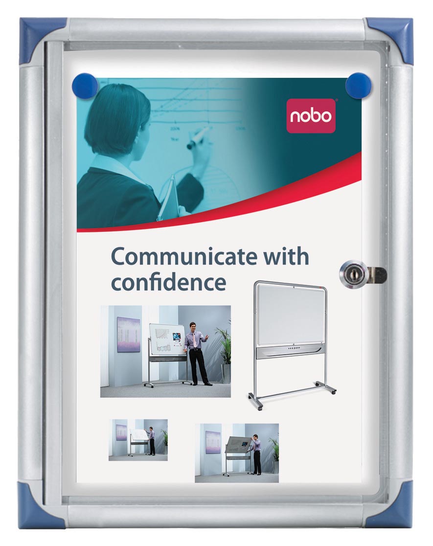 Nobo Vitrine Binnenvitrine Voor 1 X Ft A4 Ft 28 X 37 X 22 Cm huismerk kopen in de aanbieding