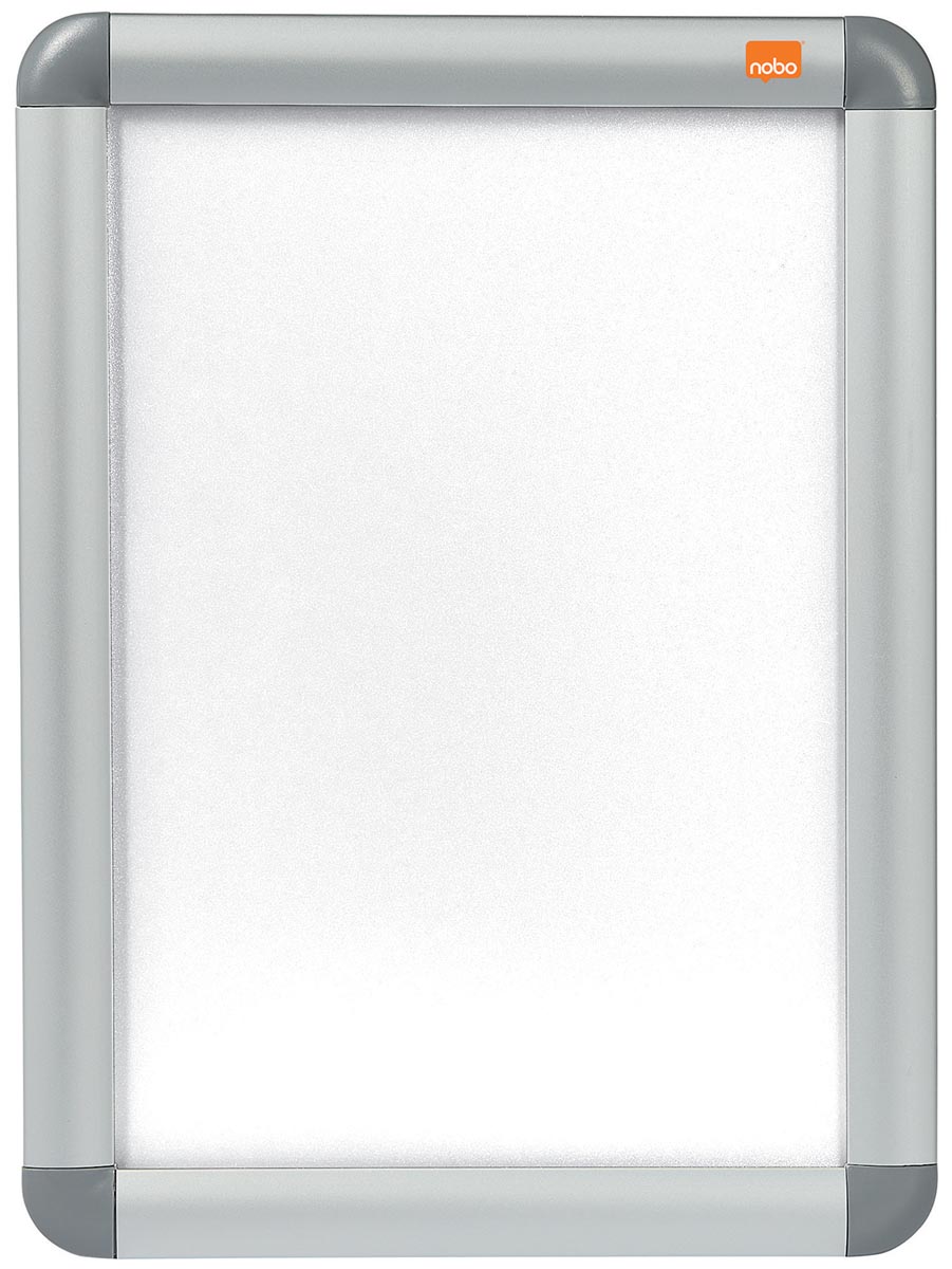 Nobo clicklijst Essence, uit aluminium, versterkende hoeken, ft A4