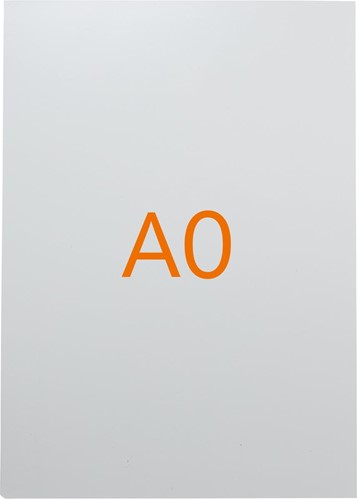Nobo Premium Plus A0 Afdekplaat voor stoepbord