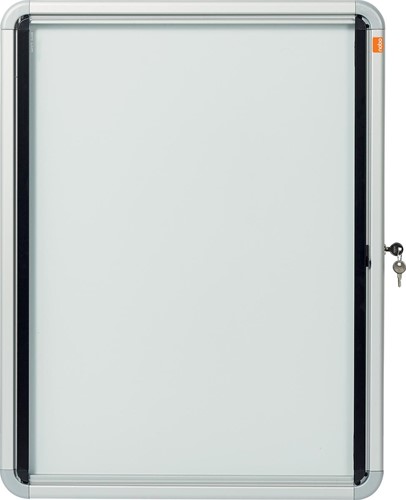 Nobo Premium Plus binnenvitrine, draaideur met slot, magnetisch, 4 x A4