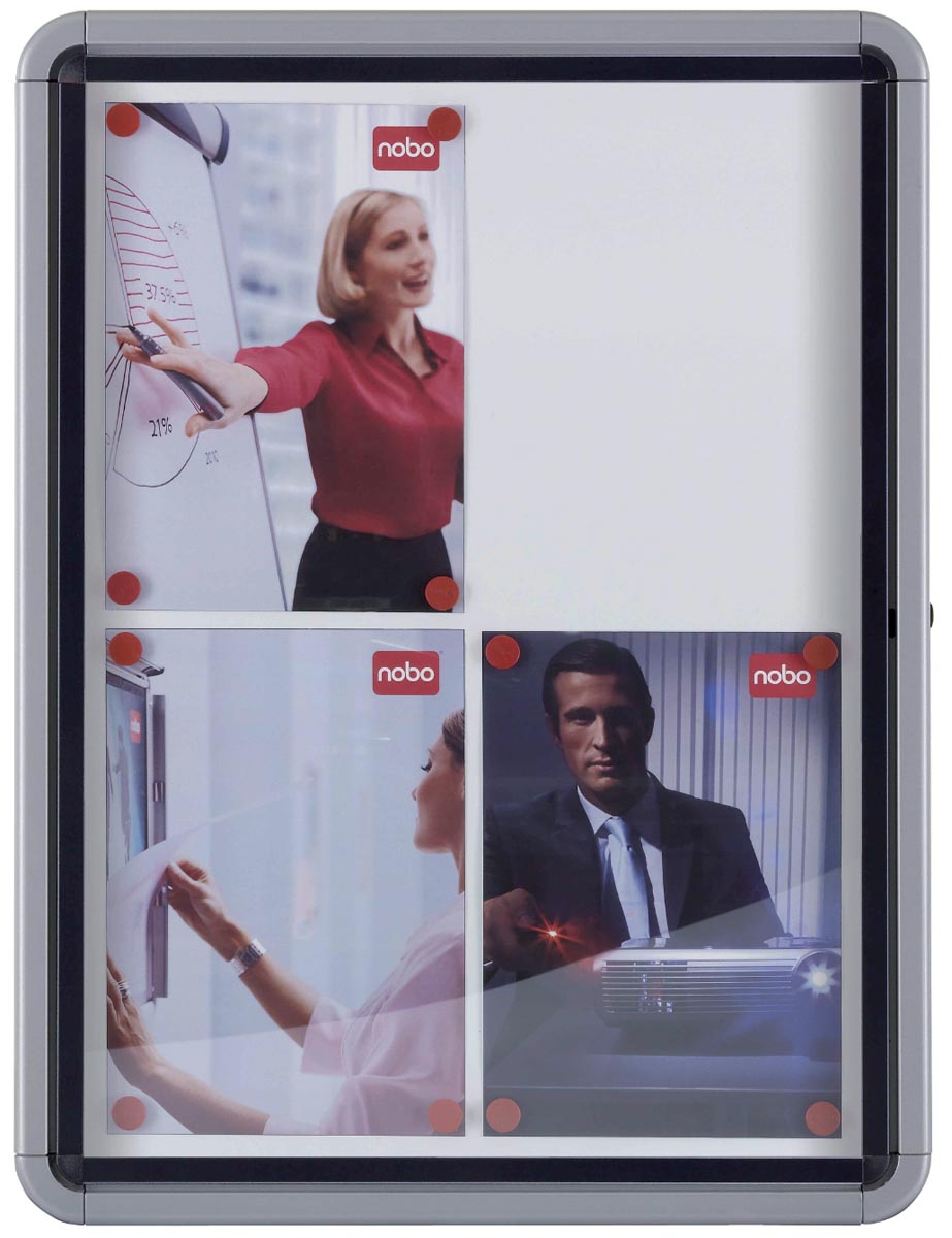 Nobo Vitrine buitenvitrine, voor 4 x ft A4 (ft 69,2 x 53,2 x 4,5 cm)