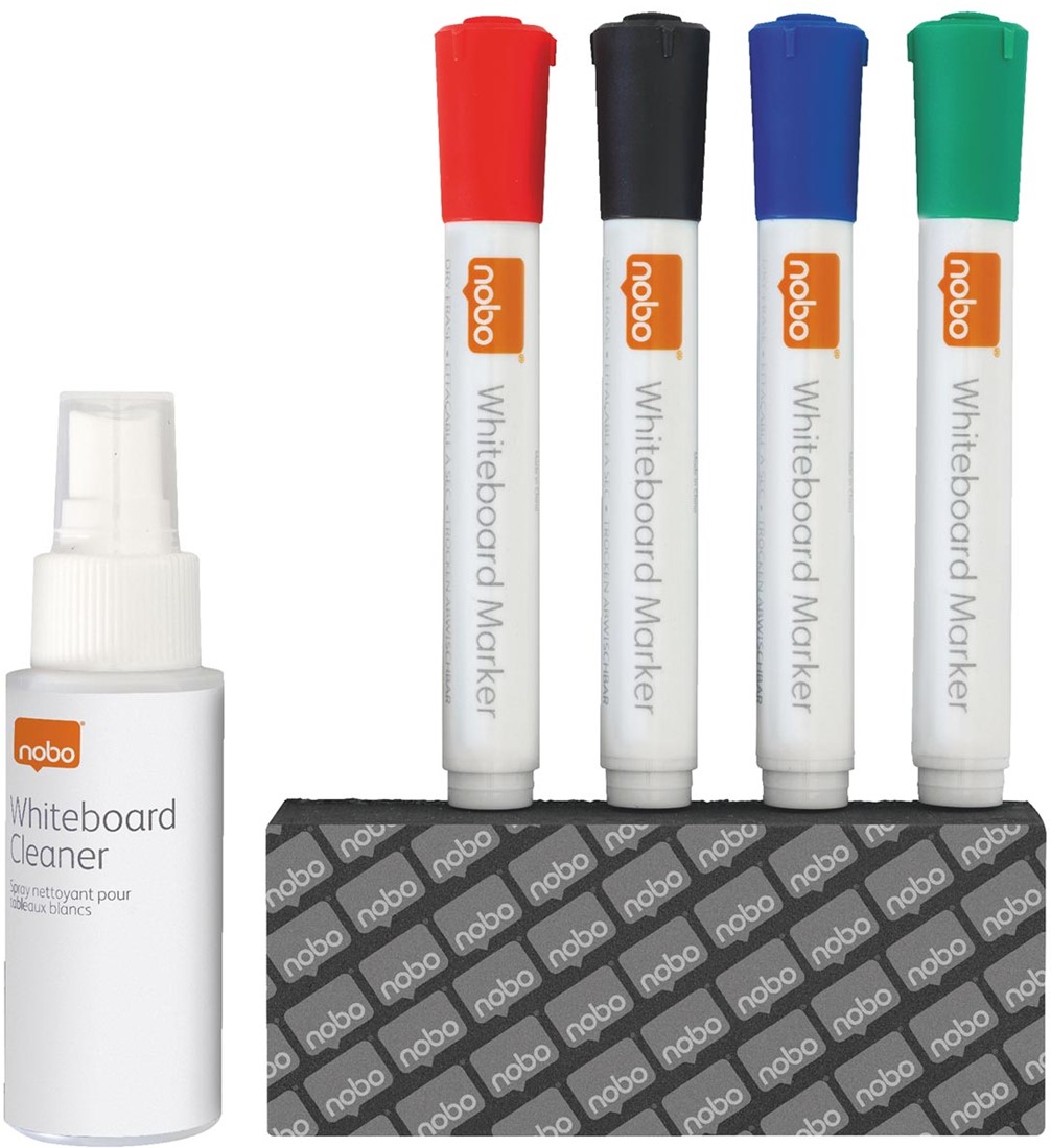 Kit De Démarrage Marqueurs Effaçables à Sec EXPO - Pointe Burin, Faible Odeur, Pour Tableau Blanc