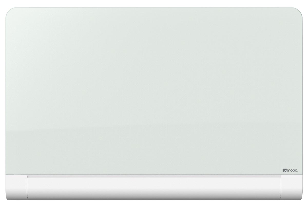 Nobo Diamond glasbord met pennengoot ft 126 x 71,1 cm