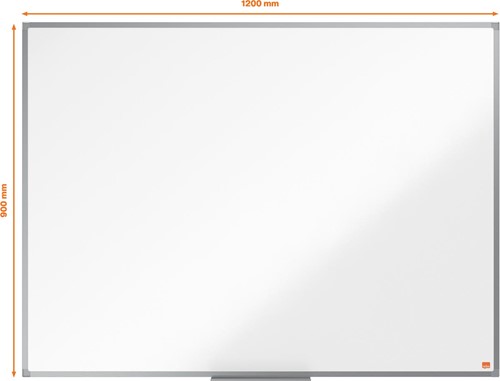 Nobo Essence whiteboard, gelakt staal, magnetisch, 120 x 90 cm